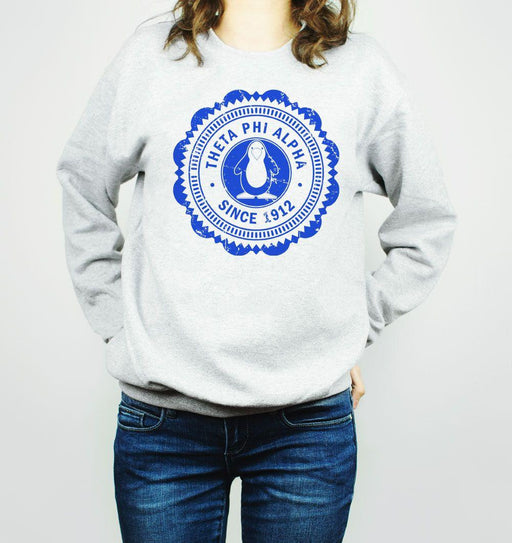 Theta Phi Alpha Theta Phi Alpha Seal Crewneck Sweatshirt
