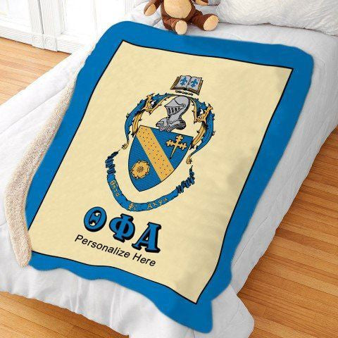 Homedecorgifts Theta Phi Alpha Sherpa Lap Blanket