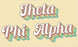 Theta Phi Alpha Sorority Retro Flag Theta Phi Alpha Sorority Retro Flag