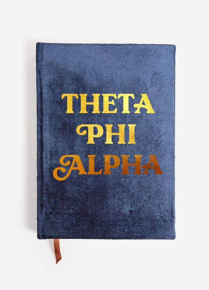 Theta Phi Alpha Velvet Notebook Theta Phi Alpha Velvet Notebook