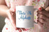 Theta Phi Alpha White Mascot Coffee Mug Personalized! Theta Phi Alpha White Mascot Coffee Mug - Personalized!