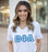 Discount Theta Phi Alpha Lettered V Neck Tee DISCOUNT-Theta Phi Alpha Lettered V-Neck Tee