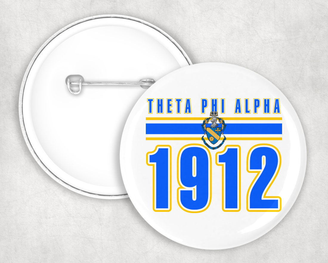 Theta Phi Alpha Stripe Est Pin Buttons Theta Phi Alpha Stripe Established Pin Buttons