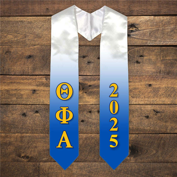 Theta Phi Alpha Extra Fancy Greek Graduation Stole W Year Theta Phi Alpha Extra Fancy Greek Graduation Stole W Year