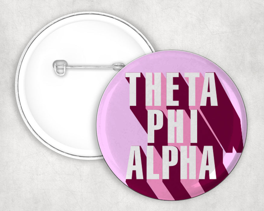 Theta Phi Alpha 3d Button Pin Buttons Theta Phi Alpha 3D Button Pin Buttons