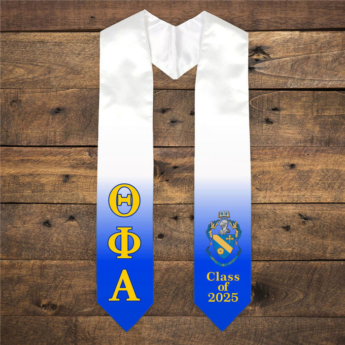 Theta Phi Alpha Extra Fancy Greek Class Of Graduation Stole Theta Phi Alpha Extra Fancy Greek Class Of  Graduation Stole