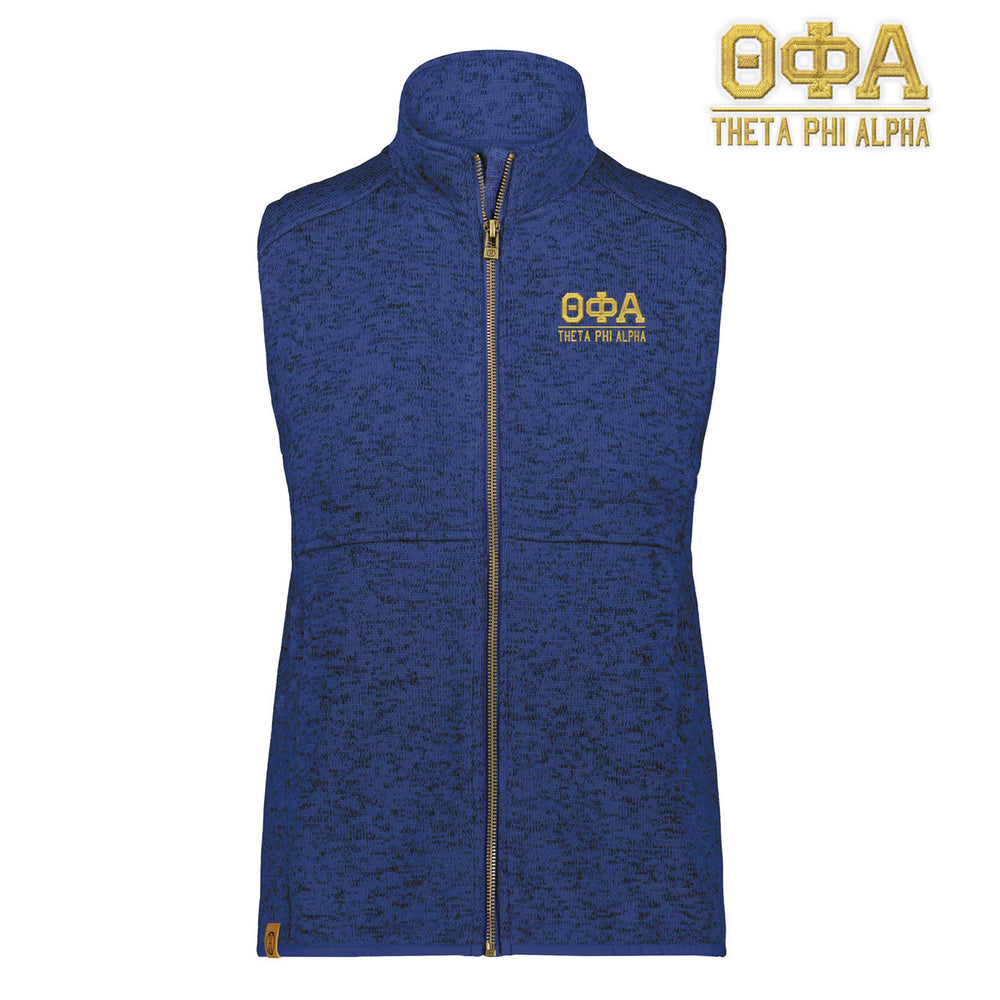 Theta Phi Alpha Alpine Sweater Fleece Vest Theta Phi Alpha Alpine Sweater Fleece Vest