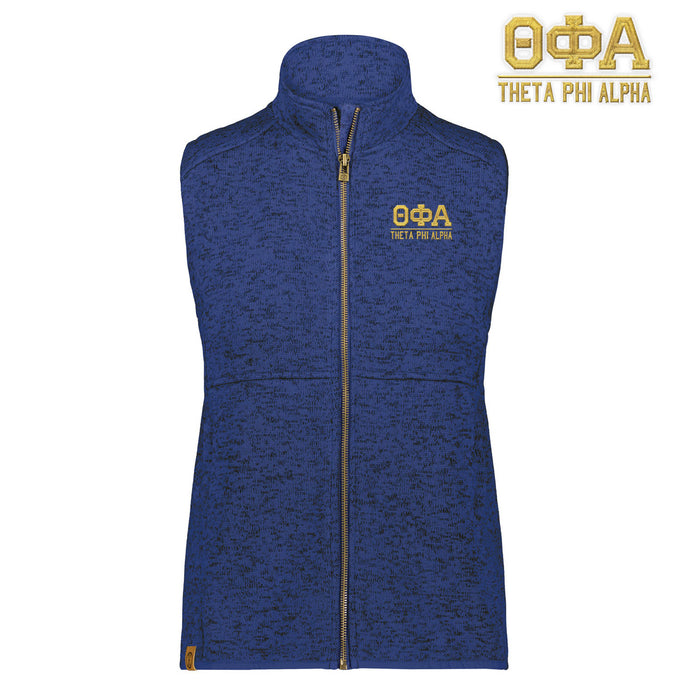 Theta Phi Alpha Alpine Sweater Fleece Vest Theta Phi Alpha Alpine Sweater Fleece Vest