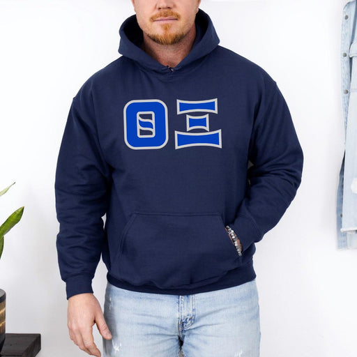 Theta Xi Theta Xi Custom Twill Hooded Sweatshirt