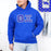 Theta Xi Fraternity Crest Shield Twill Letter Hooded Sweatshirt Theta Xi Fraternity Crest - Shield Twill Letter Hooded Sweatshirt
