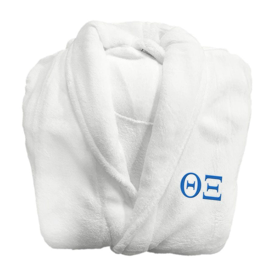 Theta Xi Fraternity Lettered Bathrobe Theta Xi Fraternity Lettered Bathrobe