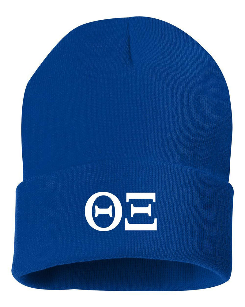 Theta Xi Greek Letter Knit Cap Theta Xi Greek Letter Knit Cap