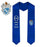 Theta Xi Greek Lettered Graduation Sash Stole With Crest Theta Xi Greek Lettered Graduation Sash Stole With Crest