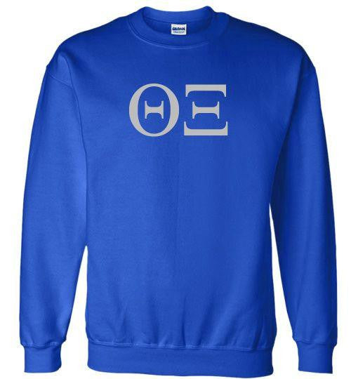 Theta Xi Lettered World Famous Greek Crewneck Theta Xi Lettered World Famous Greek Crewneck