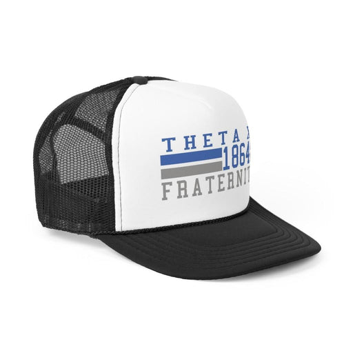 Theta Xi Theta Xi Lines Trucker Caps