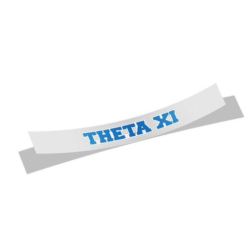 Theta Xi Theta Xi Long Window Sticker