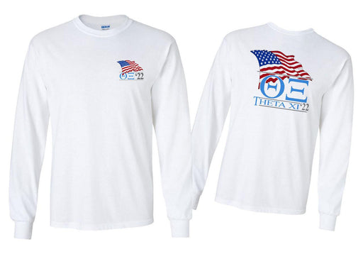 Theta Xi Theta Xi Patriot Long Sleeve T-Shirts