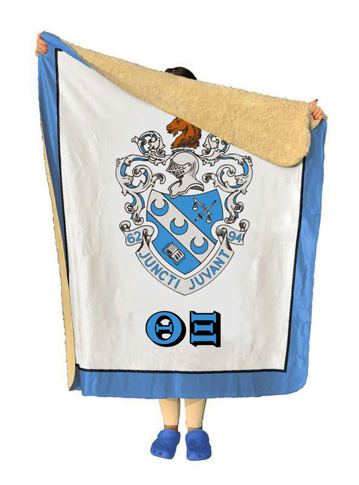 Theta Xi Sherpa Lap Blanket Theta Xi Sherpa Lap Blanket