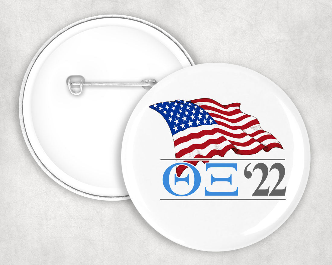 Theta Xi Patriot Button Theta Xi Patriot Button