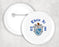 Theta Xi Classic Crest Button Theta Xi Classic Crest Button