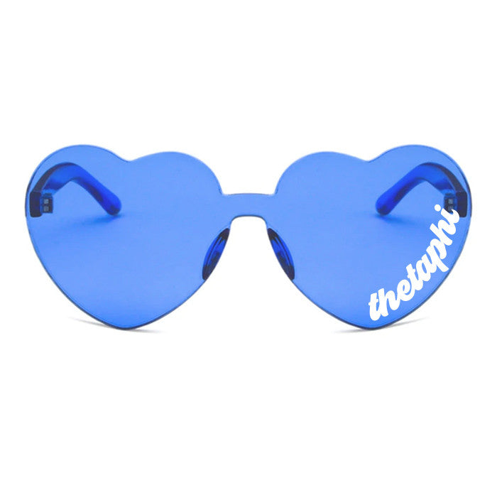 Theta Phi Alpha Heart Shaped Sunglasses Theta Phi Alpha Heart Shaped Sunglasses