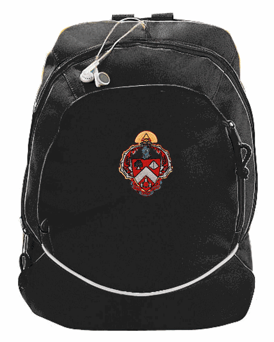 Discount Triangle Fraternity Crest Shield Backpack DISCOUNT-Triangle Fraternity Crest - Shield Backpack