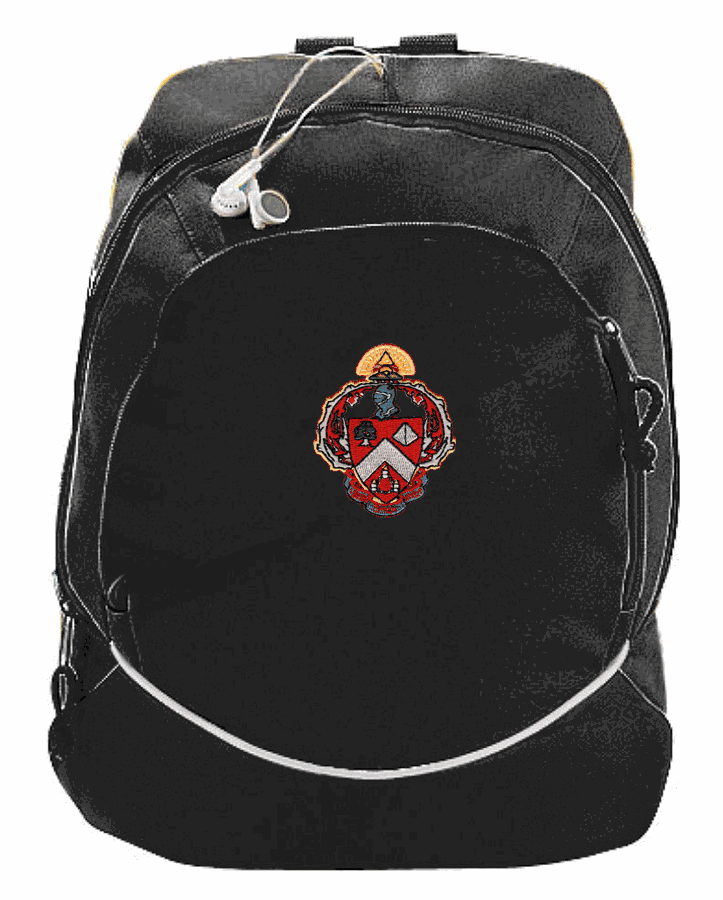 Discount Triangle Fraternity Crest Shield Backpack DISCOUNT-Triangle Fraternity Crest - Shield Backpack