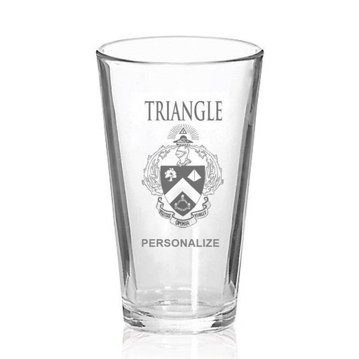 Triangle Fraternity Mixing Glass