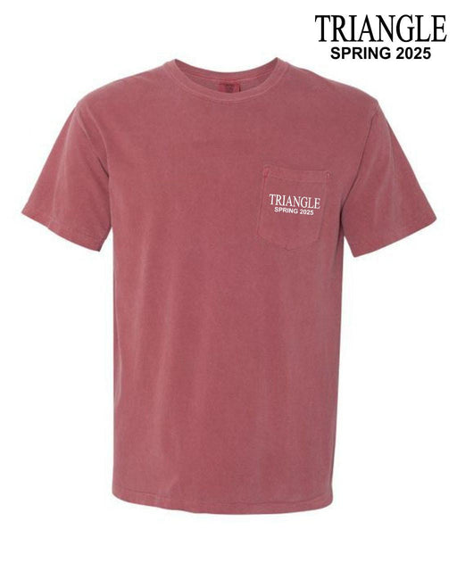 Triangle Greek Letter Comfort Colors Pocket Tee