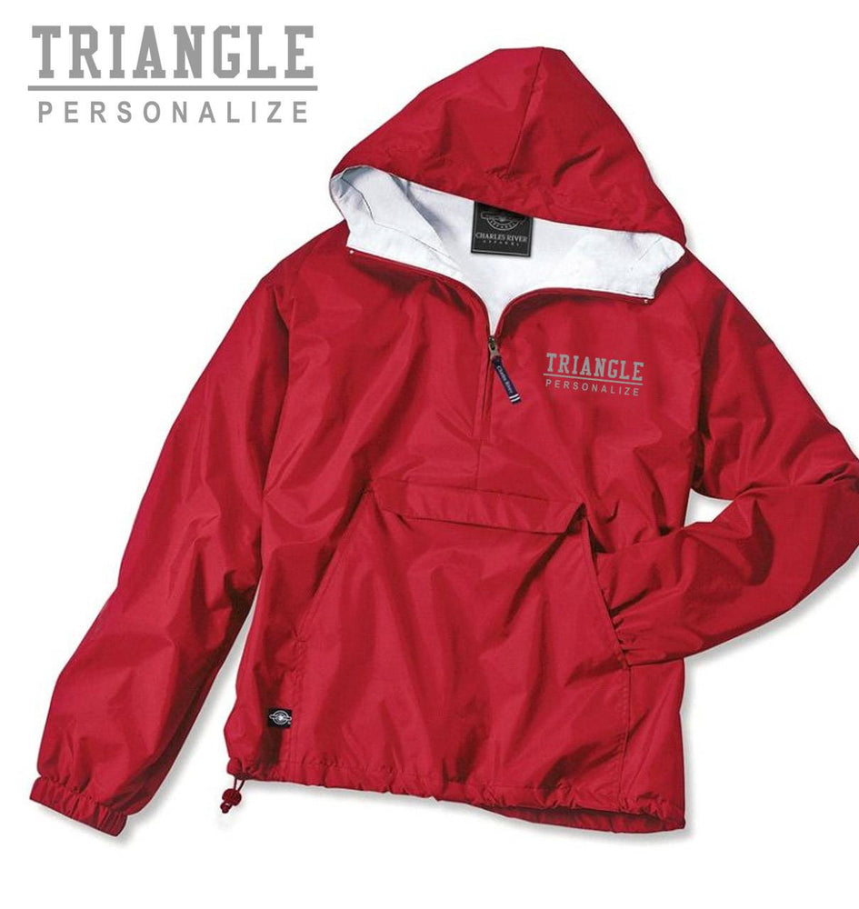 Triangle Greek Letter Windbreaker Pullovers Triangle Greek Letter Windbreaker Pullovers