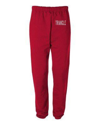 Triangle Greek Lettered Thigh Sweatpants Triangle Greek Lettered Thigh Sweatpants