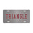 Triangle Lettered License Covers TRIANGLE LETTERED LICENSE COVERS