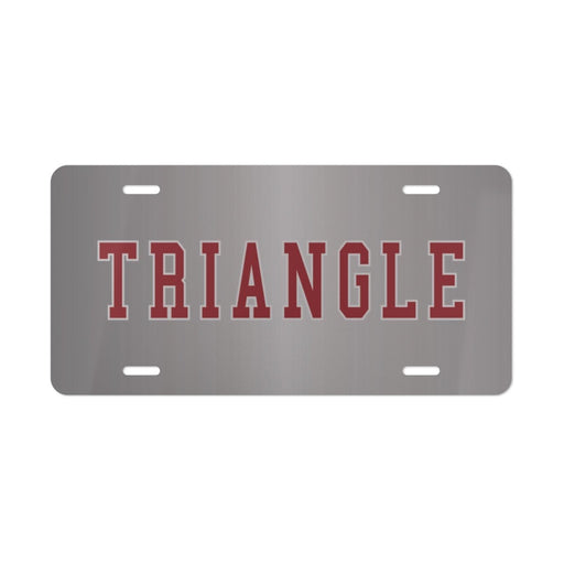 Caraccessories TRIANGLE LETTERED LICENSE COVERS