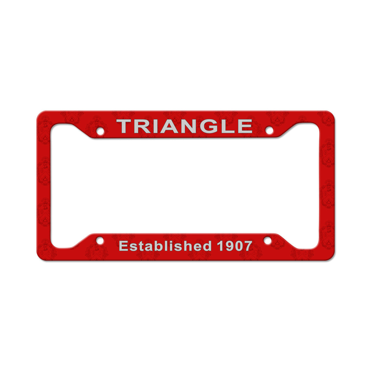 Triangle License Plate Frame - New — GreekU