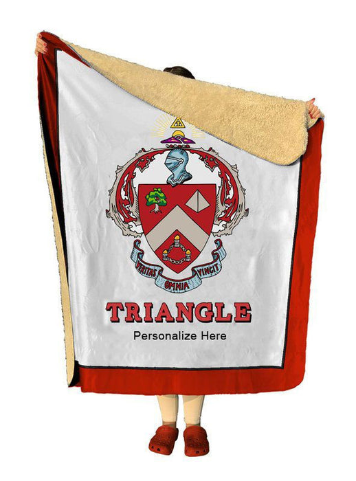 Triangle Sherpa Lap Blanket Triangle Sherpa Lap Blanket
