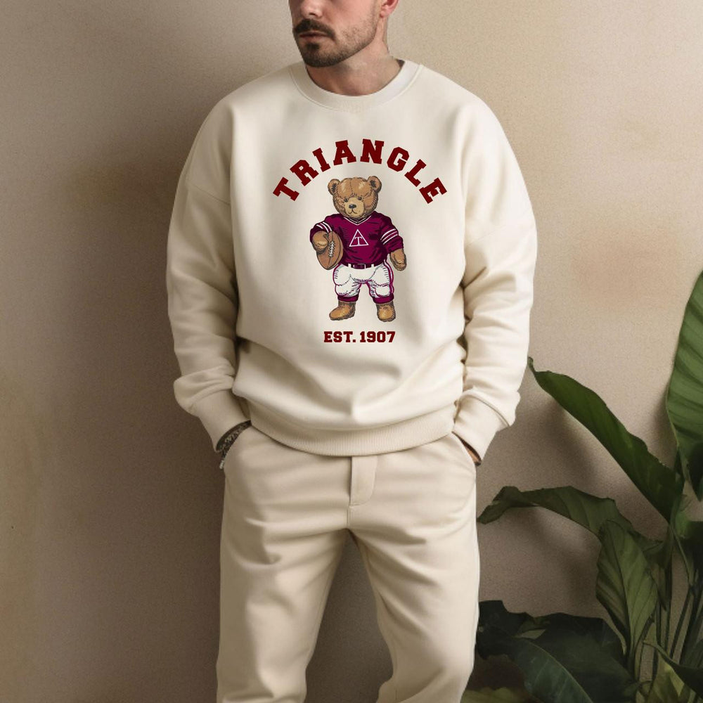 Triangle Teddy Bear Crewneck Sweatshirt Triangle Teddy Bear Crewneck Sweatshirt