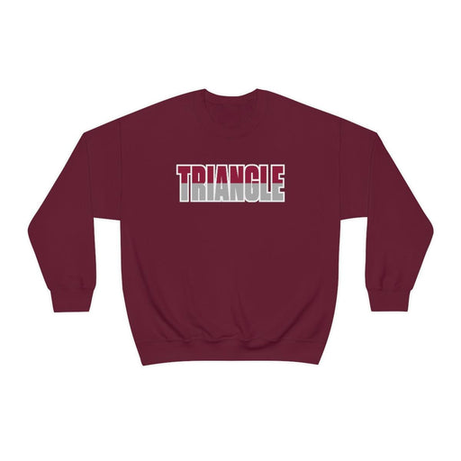 Triangle Two Toned Greek Lettered Crewneck Sweatshirts