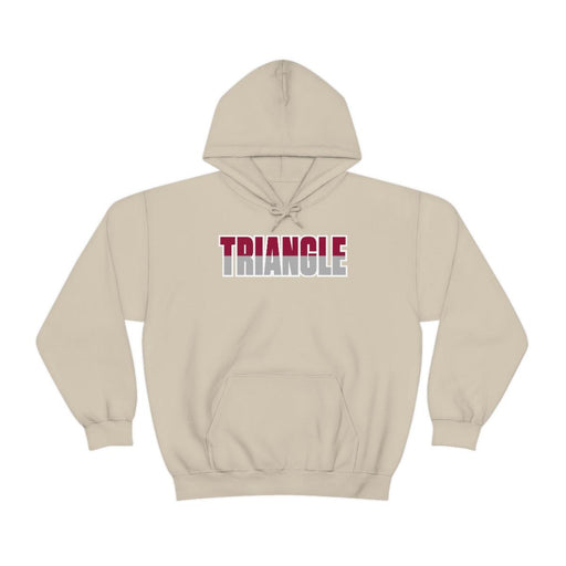 Triangle Two Toned Greek Lettered Hooded Sweatshirts