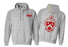 Printify Triangle World Famous Crest Shield Hooded Sweatshirts Triangle World Famous Crest - Shield Hooded Sweatshirts