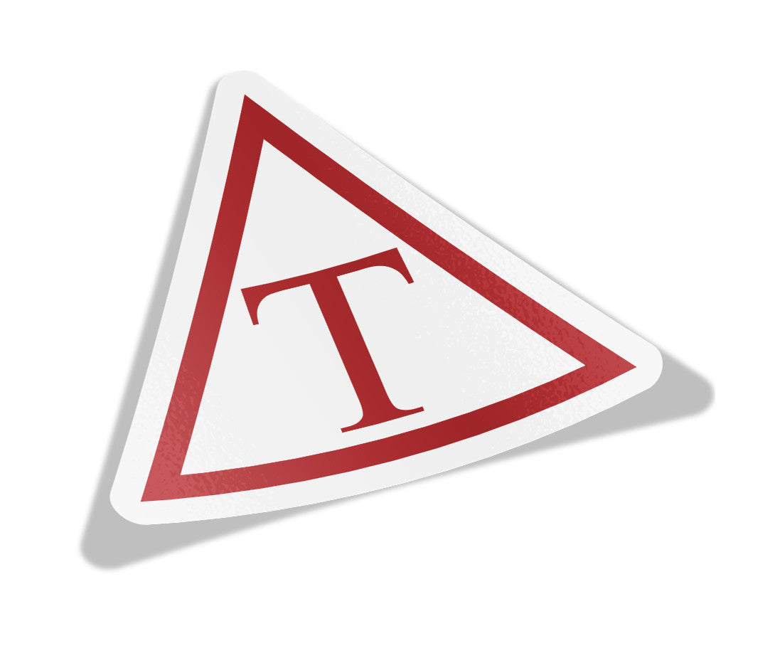 Triangle Top Selling Sticker Triangle Top Selling Sticker