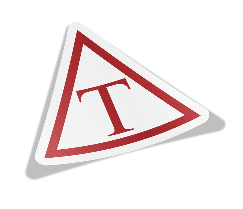 Triangle Top Selling Sticker Triangle Top Selling Sticker