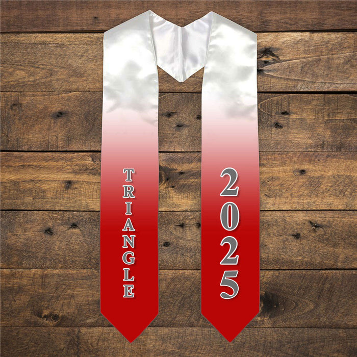 Triangle Extra Fancy Greek Graduation Stole W Year Triangle Extra Fancy Greek Graduation Stole W Year