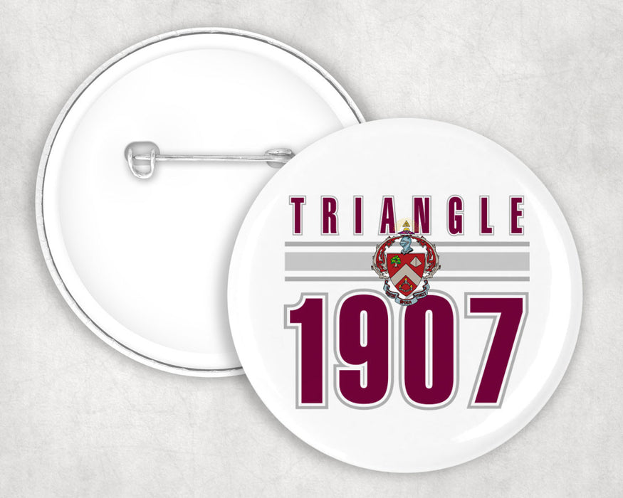 Triangle Est Year Button Triangle Est Year Button