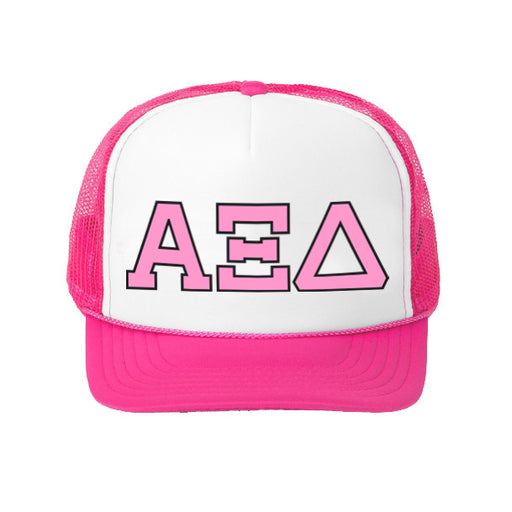 Alpha Xi Delta Alpha Xi Delta Alpha Greek Letter Trucker Caps
