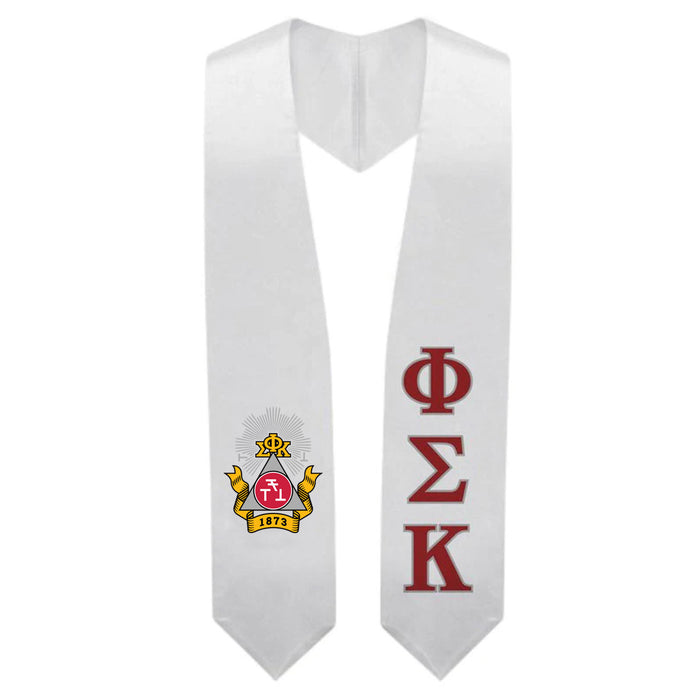 Phi Sigma Kappa Super Crest Shield Graduation Stole Phi Sigma Kappa Super Crest - Shield Graduation Stole