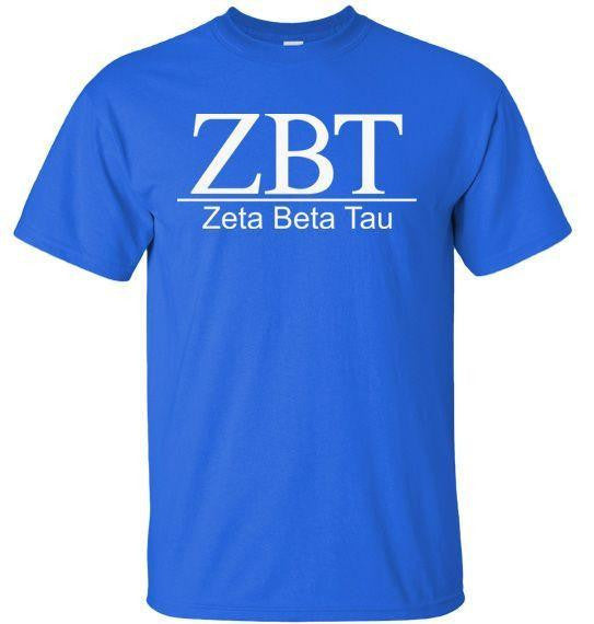 Zeta Beta Tau Bar T Shirts Zeta Beta Tau Bar T-shirts