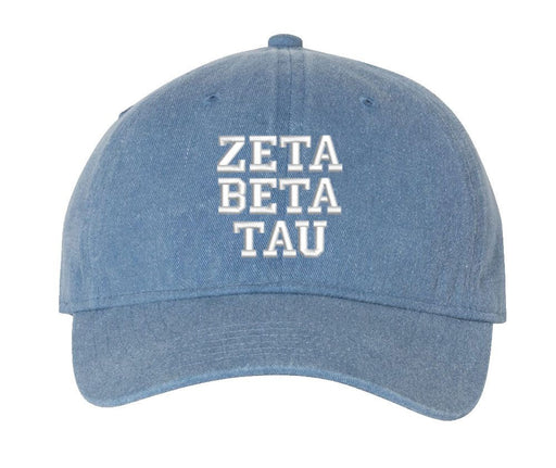 Zeta Beta Tau Zeta Beta Tau Pigment Dyed Baseball Cap
