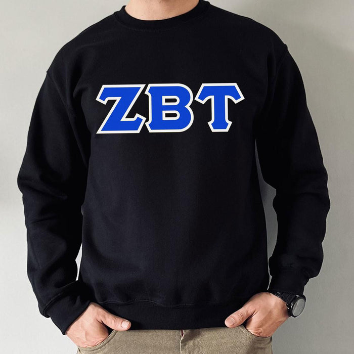 Zeta Beta Tau Custom Twill Crewneck Sweatshirt Zeta Beta Tau Custom Twill Crewneck Sweatshirt
