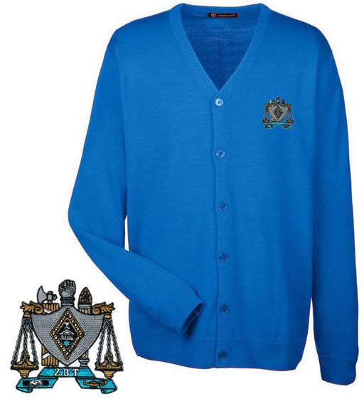 Zeta Beta Tau Zeta Beta Tau Greek Letterman Cardigan Sweater