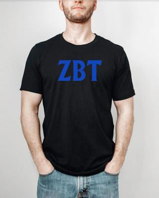 Zeta Beta Tau Letter T Shirt Zeta Beta Tau Letter T-Shirt